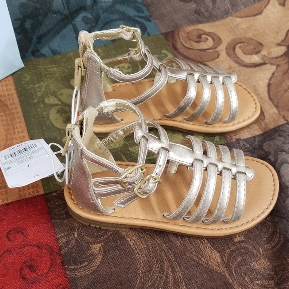 Womens Kerri Gladiator Sandals Cat & Jack Black NWT Womens Kerri Gladiator Sandals Cat & Jack Black NWT